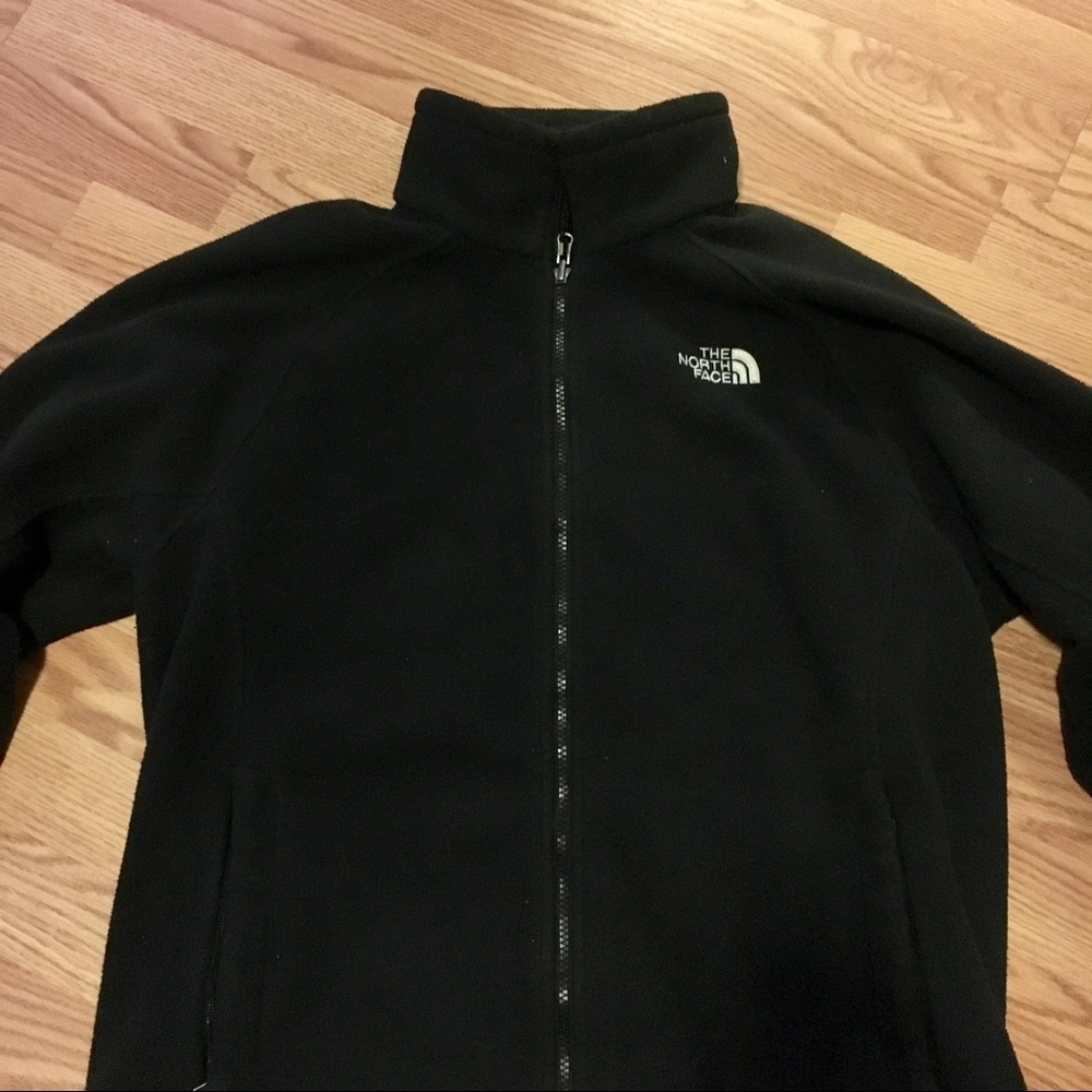 The North Face Black Fleece Zip-Up Jacket